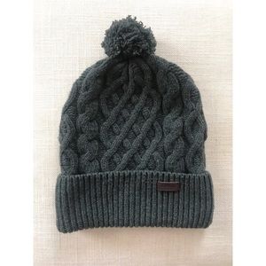 Hunter Green Wool Barbour Hat